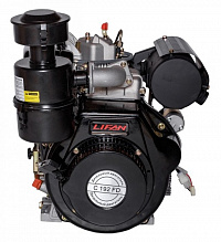Двигатель Lifan Diesel 192FD, вал Ø25мм, катушка 6 Ампер